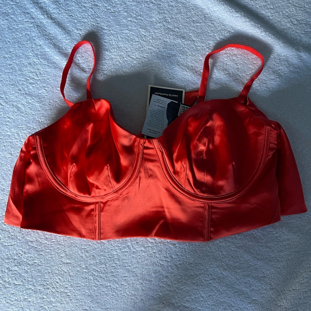 Sammy B Orange Corset/Bralette - Picture 4 of 11
